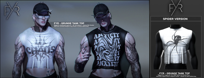 FYR - Grunge Tank Spider