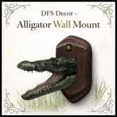 DFS Decor - Alligator Wall Mount-ACTUAL ITEM