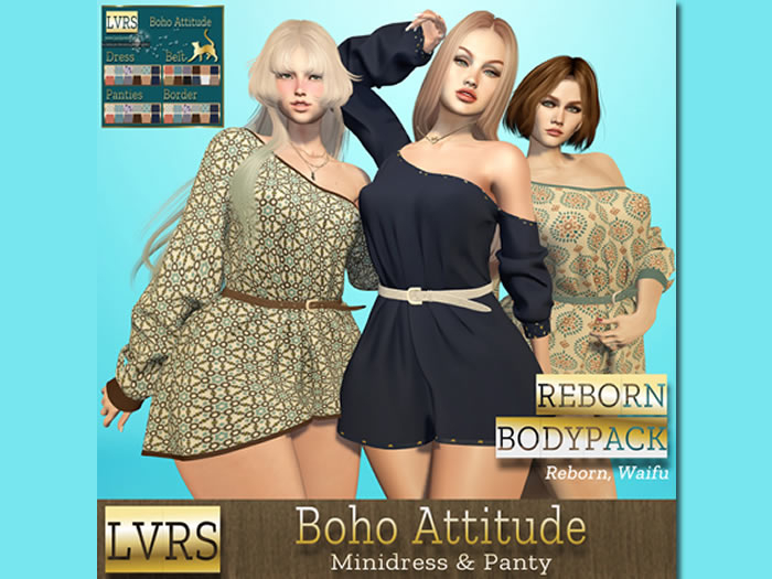 [LVRS] Boho Attitude REBORN Bodypack