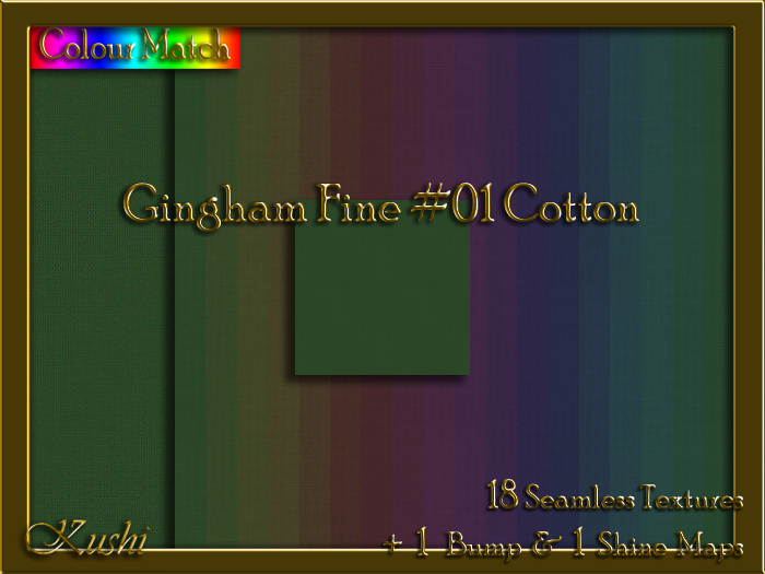 Gingham Fine #01 COTTON Texture Pack