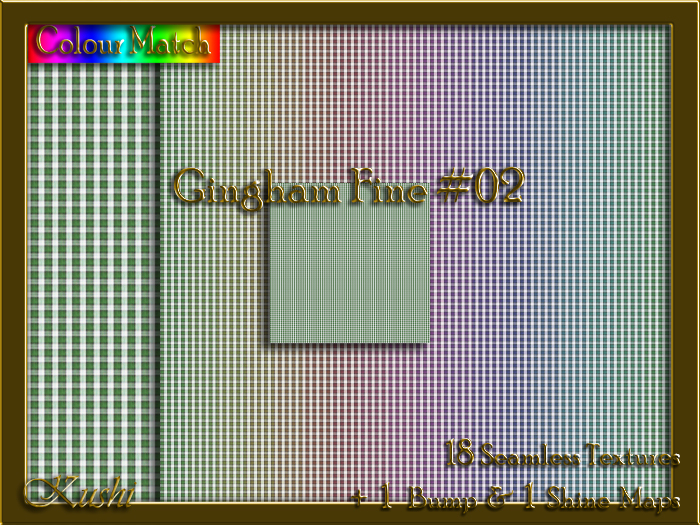 Gingham Fine #02 Texture Pack