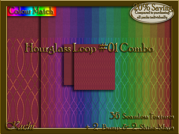 Hourglass Loop #01 COMBO Texture Bundle