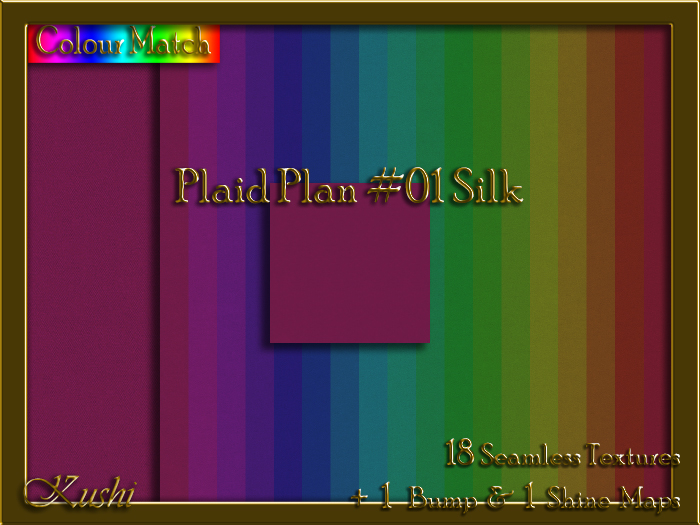 Plaid Plan #01 SILK Texture Pack