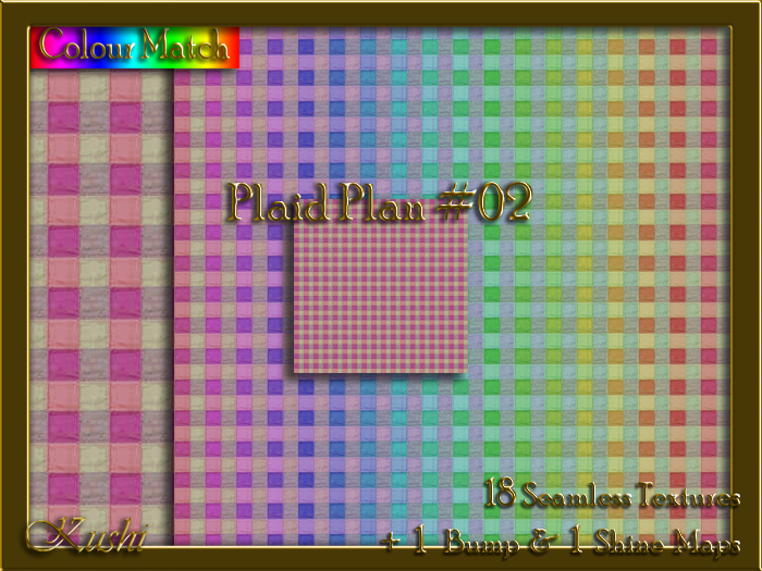 Plaid Plan #02 Texture Pack