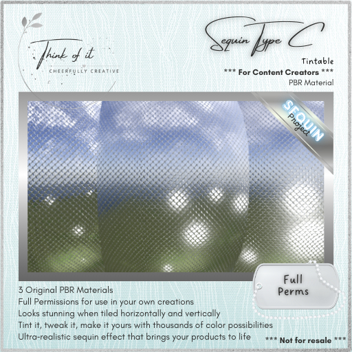 {ToI} Material - Sequin Type C - Full Perms