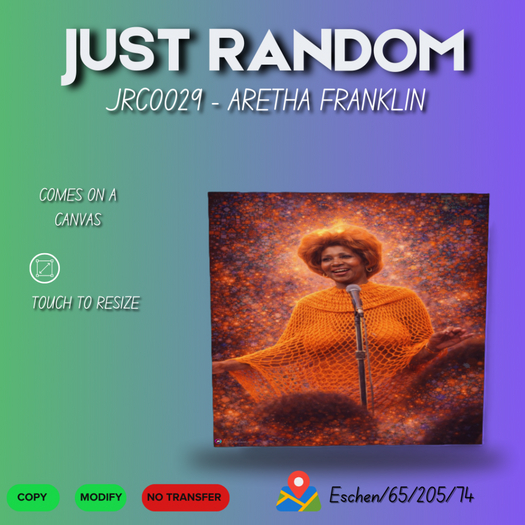 JRC0029 - ARETHA FRANKLIN