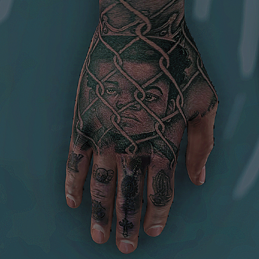 FR ~ GATED Hand Tattoo