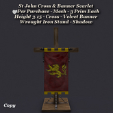 St John Cross & Banner Scarlet1