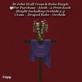 St John Wall Cross & Robe Purple1