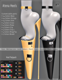 : A75 : Atena Heels  With Hud Fatpack