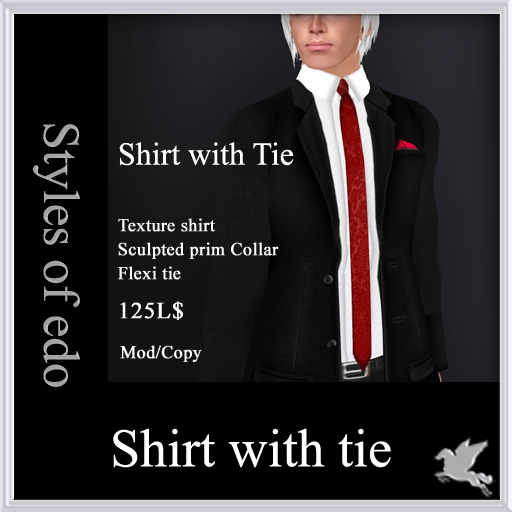 Shirt with Flexi tie, W&R, Styles of edo