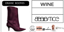 Baiastice_Oraine Booties-Wine