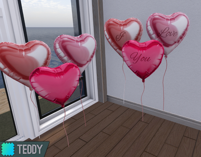 [TT] Valentines Balloons - Pink