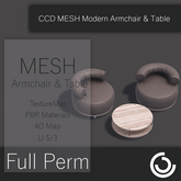 MESH Modern Armchair & Table