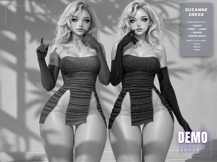 [LECASTLE] Suzanne Dress *DEMO*
