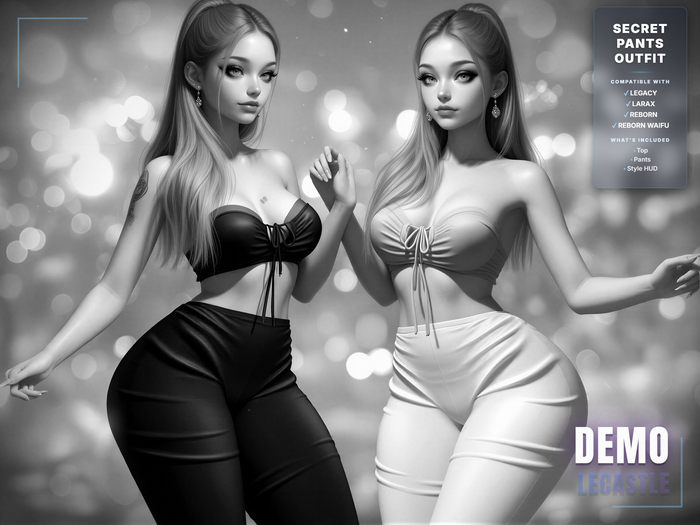 [LECASTLE] Secret Pants Outfit *DEMO* 