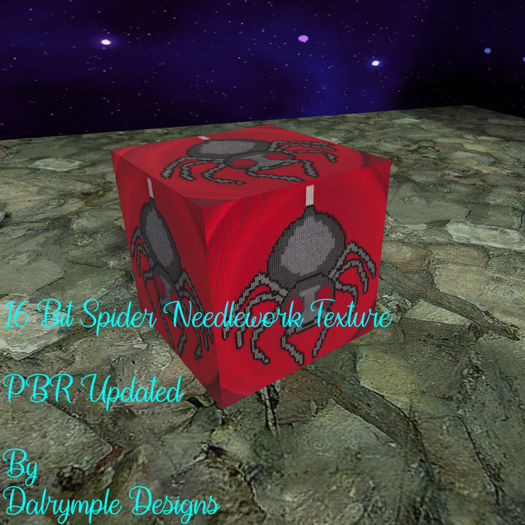 [Dalrymple Designs] 16 Bit Spider PBR Needlework Texture