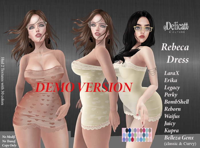 Delicatt Couture - REBECA DRESS - DEMO