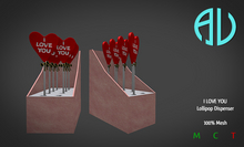 AV - I LOVE YOU Lollipop Dispenser