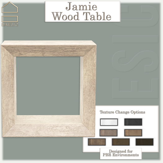 Baesic. Jamie Wood Table