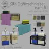 ~LLc~ Silja Dishwashing set w. texture HUDs