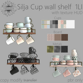 ~LLc~ Silja Cup wall shelf 1LI w. texture HUD