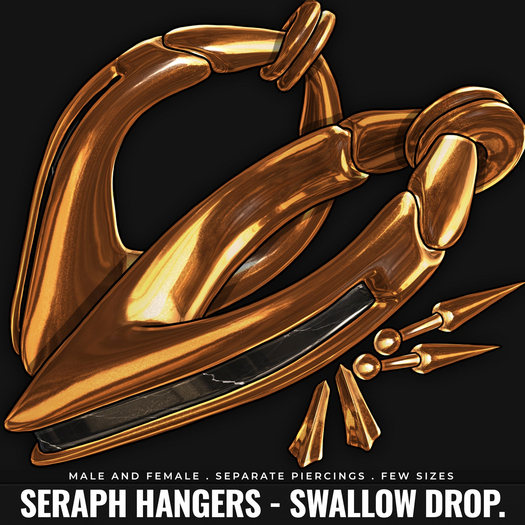 [BL] Seraph hangers // brass