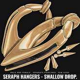 [BL] Seraph hangers // gold white