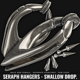[BL] Seraph hangers // silver med