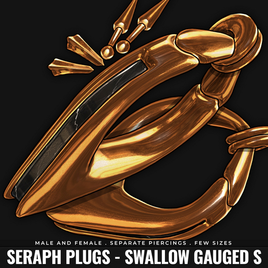 [BL] Seraph plugs // brass