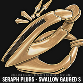 [BL] Seraph plugs // gold white