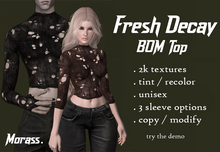 *PROMO* Morass. Fresh Decay BOM Top - High Neck