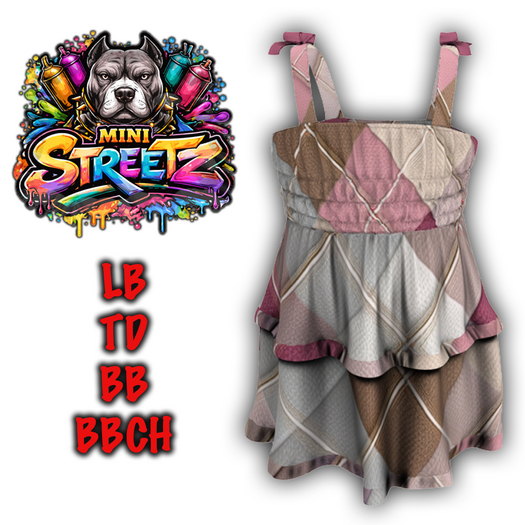 :::MS:: - Rose Tartan sundress