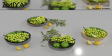 ZMIYA Fruit Plate Clutter Fatpack
