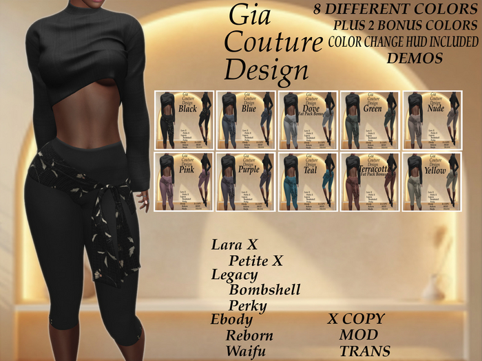 "GCD" Dayna Capris DEMOS