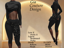 "GCD" Dayna Capris Black