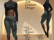 "GCD" Dayna Capris Green