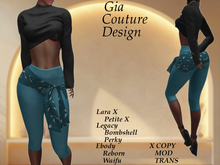 "GCD" Dayna Capris Teal