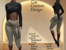 "GCD" Dayna Capris Yellow