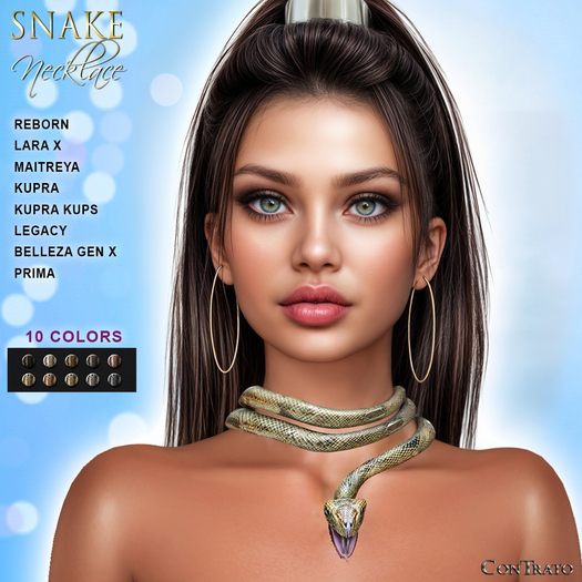 [ConTrato] Snake Necklace