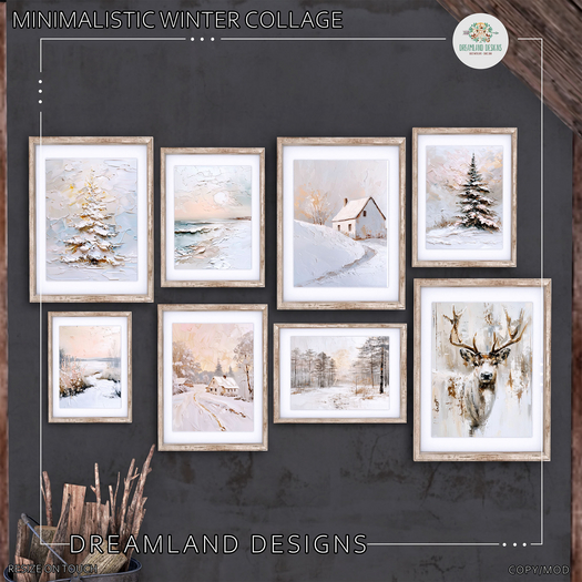 DD Minimalistic Winter Collage