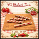 DFS Rhubarb Twists - ACTUAL ITEM