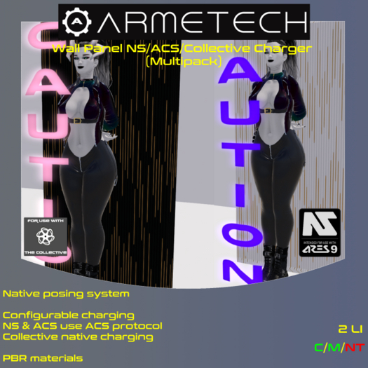 Armetech NS/ACS/Collective Wall-Panel Charger (Multipack)