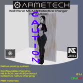 Armetech NS/ACS/Collective Wall-Panel Charger (White/Gold)