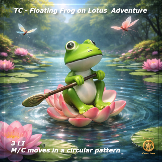 TC - Floating Frog on Lotus  Adventure