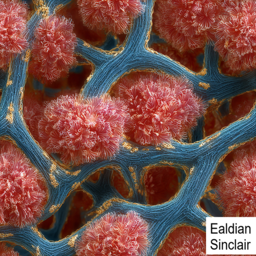 Organic Blue and Rose Seamless Texture