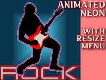  ★★★★★ ~ ROCK_NEON_Animated Gif ~ Resize Menu