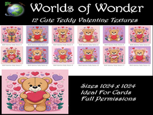 WoW 12 Valentine Teddy Textures