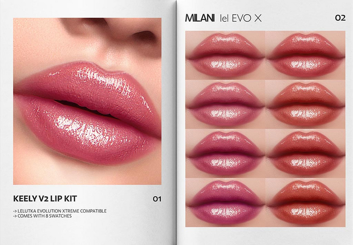 MILANI - "KEELY V2" LIP KIT / FATPACK