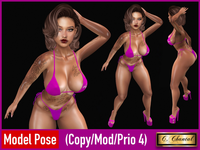 C.CHANTAL Model Pose MP-008